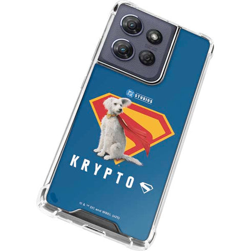 Superman 2025 Krypto the Super Dog Moto G Play 5G (2025) Clear Case